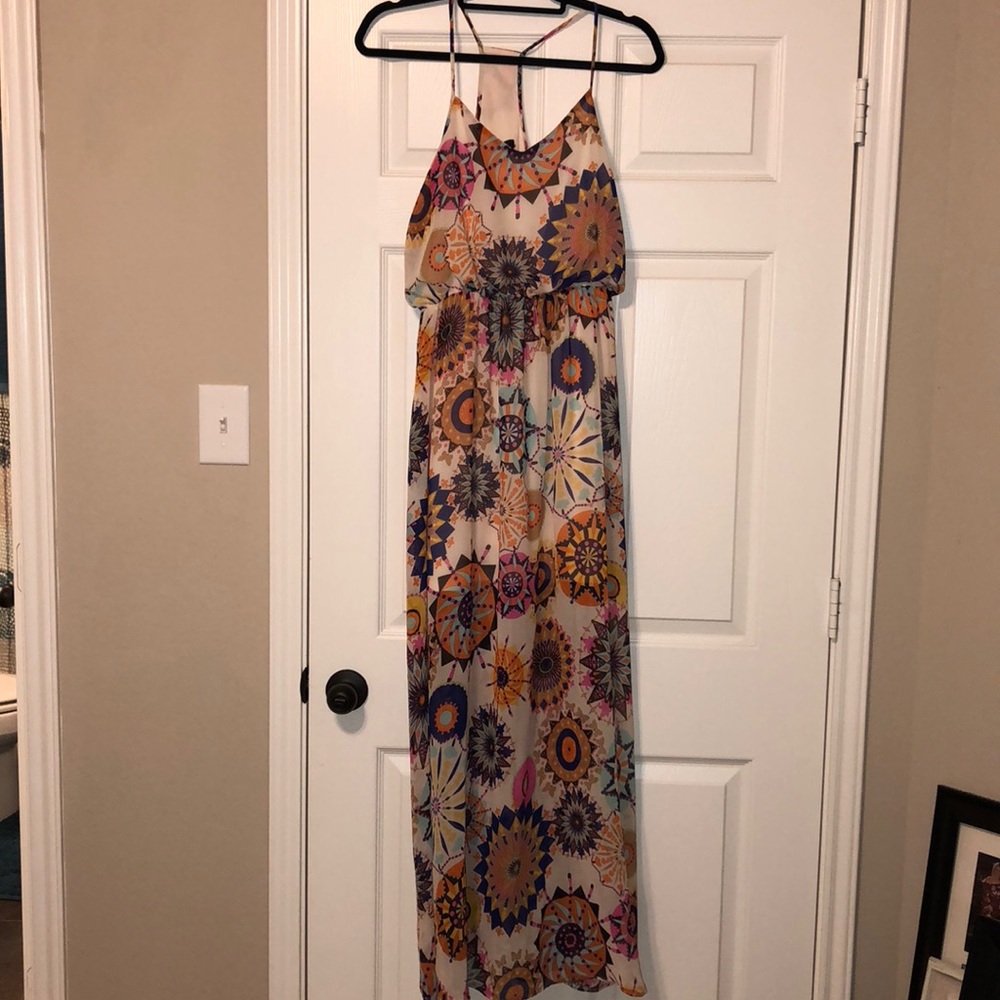 Bright Colorful Maxi Dress